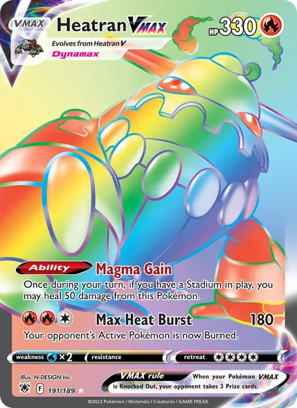 Heatran VMAX - Holo - Rainbow