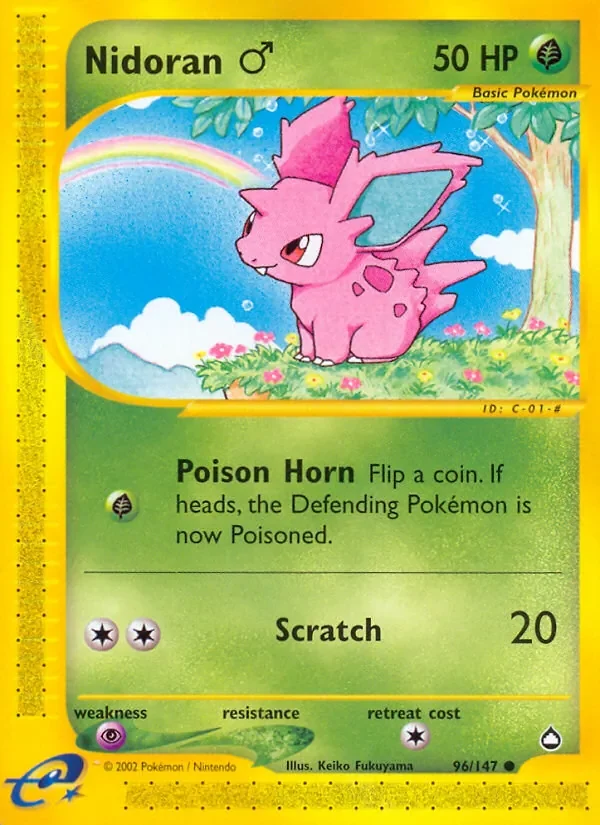 Nidoran ♂ - Non-holo