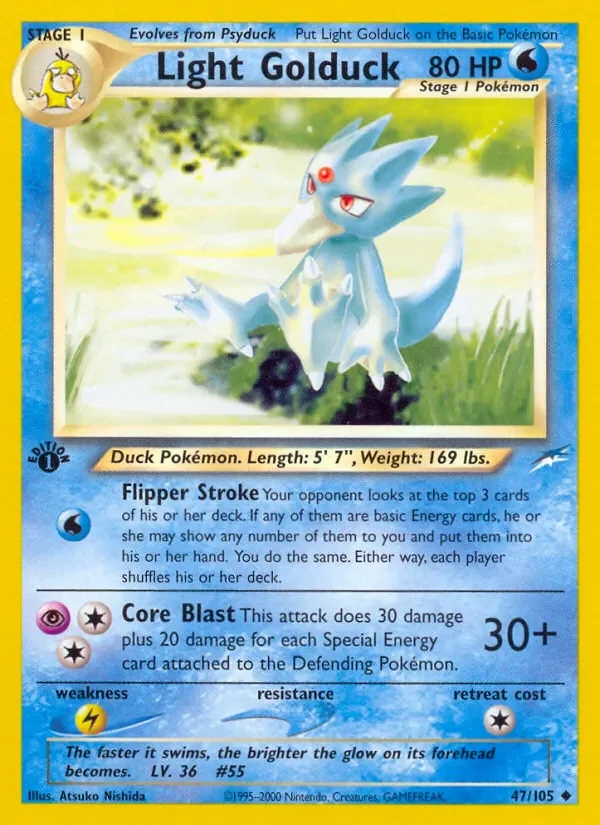 Light Golduck - Non-holo
