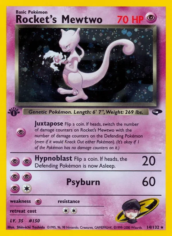 Rocket's Mewtwo - Holo