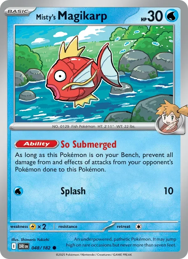 Misty's Magikarp - Non-holo