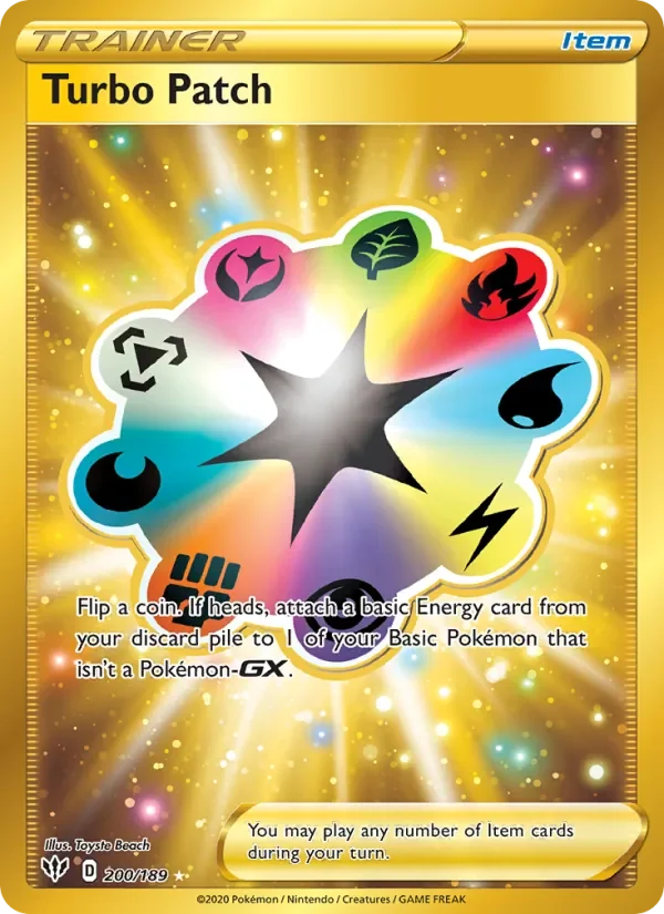 Turbo Patch - Holo - Gold