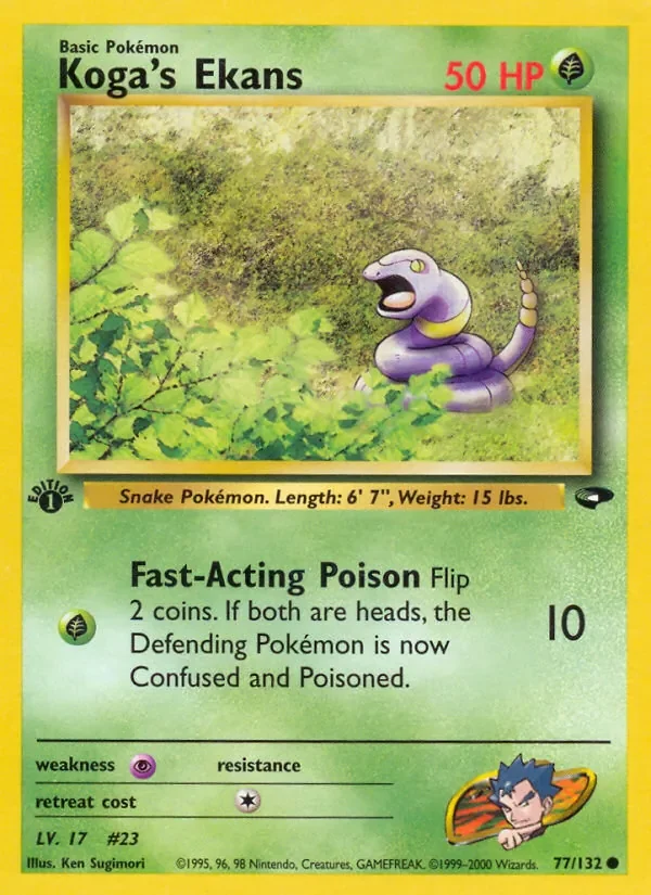 Koga's Ekans - Non-holo