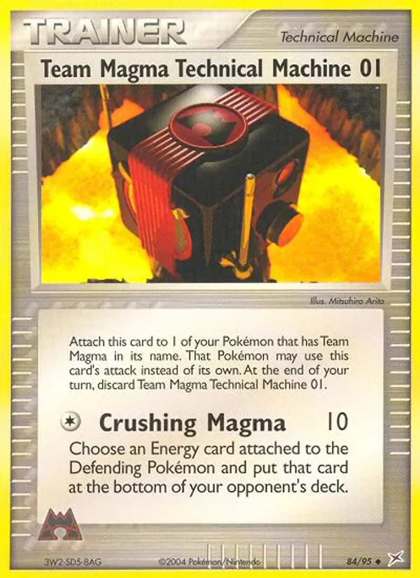 Team Magma Technical Machine 01 - Non-holo