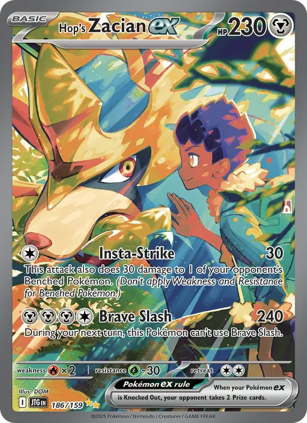 Hop's Zacian ex - Full Art