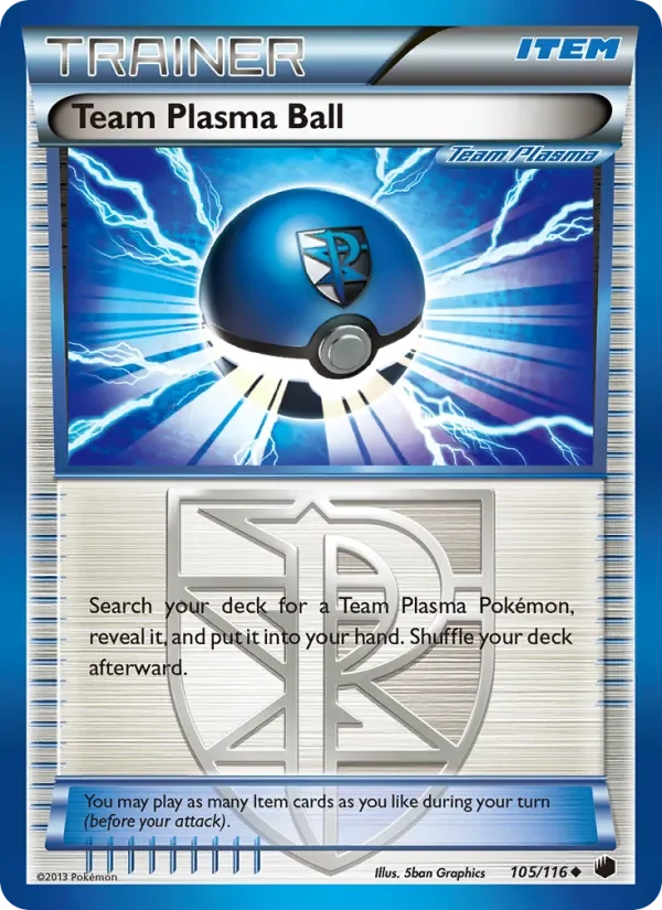 Team Plasma Ball - Non-holo