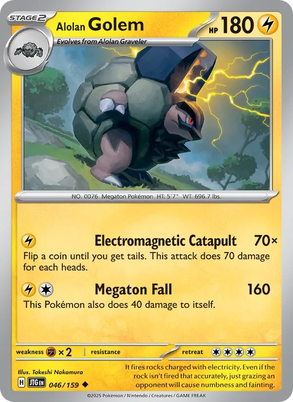 Alolan Golem - Non-holo