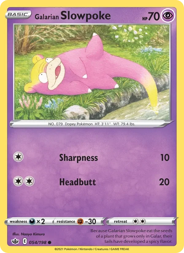 Galarian Slowpoke - Non-holo