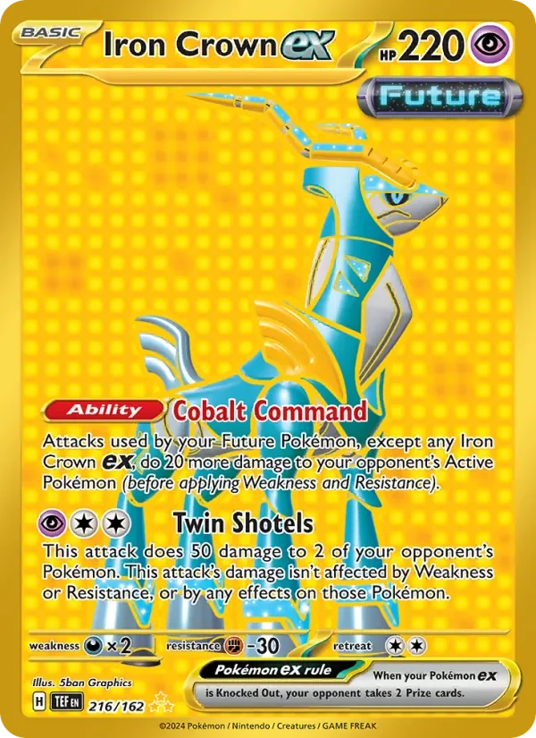 Iron Crown ex - Full Art - Gold