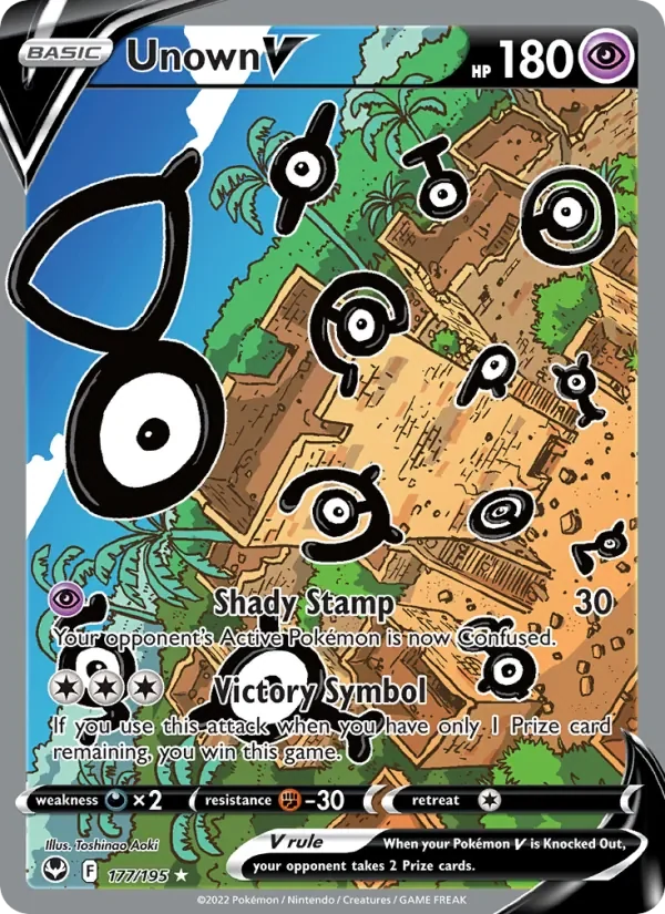 Unown V - Holo
