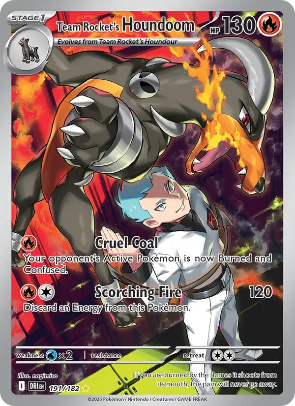 Team Rocket's Houndoom - Full Art