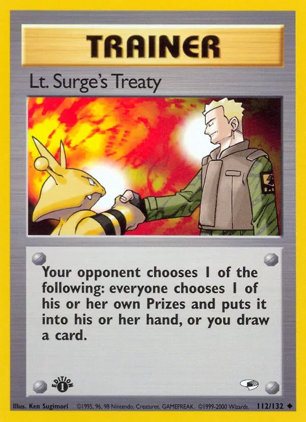 Lt. Surge's Treaty - Non-holo
