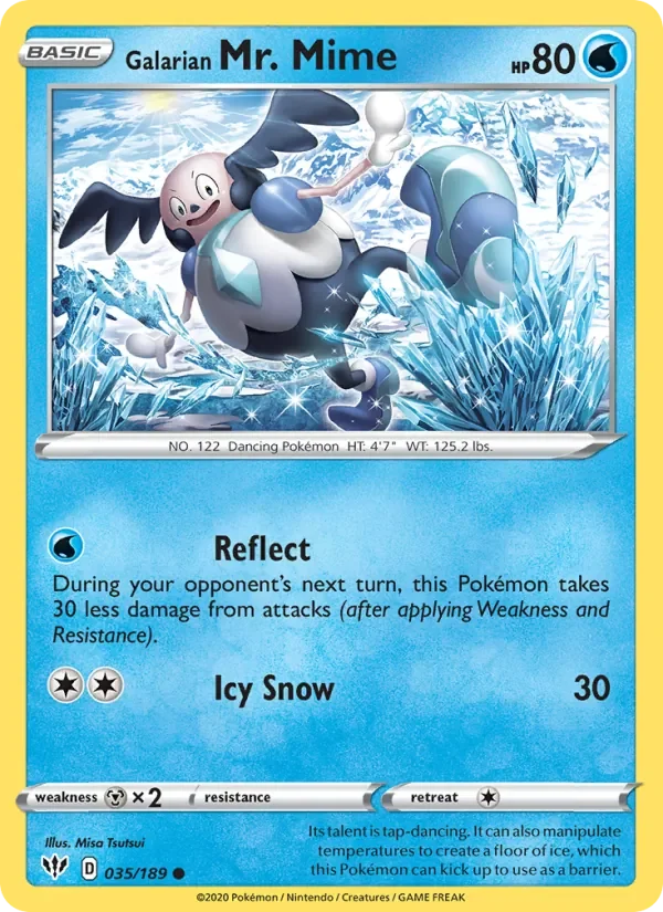 Galarian Mr. Mime - Non-holo