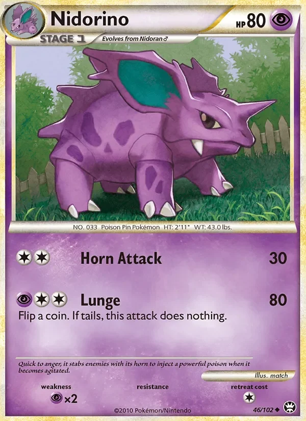 Nidorino - Non-holo