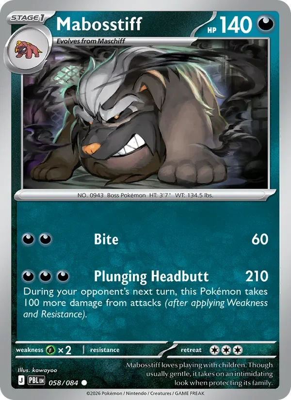 Mabosstiff - Non-holo