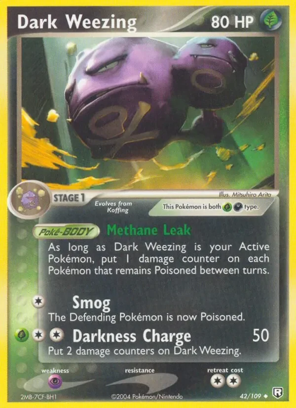 Dark Weezing - Non-holo