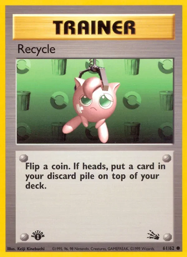 Recycle - Non-holo - 1999-2000 copyright