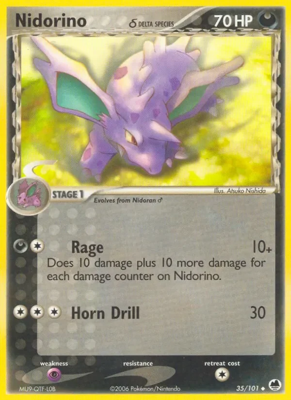 Nidorino δ - Non-holo