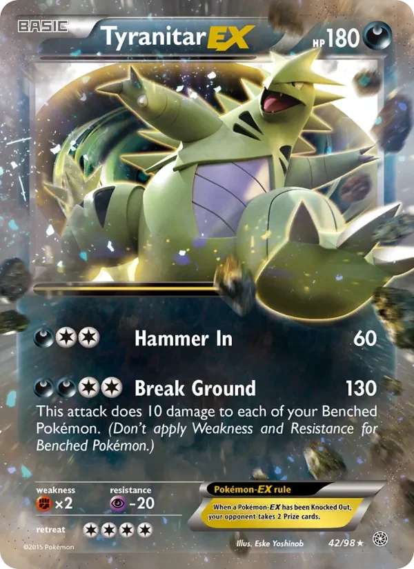 Tyranitar EX - Non-holo