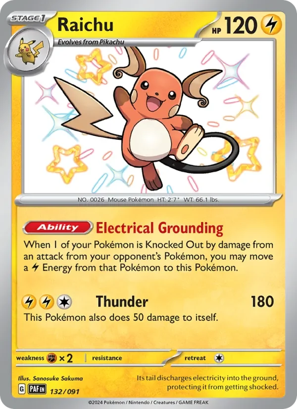 Raichu - Holo