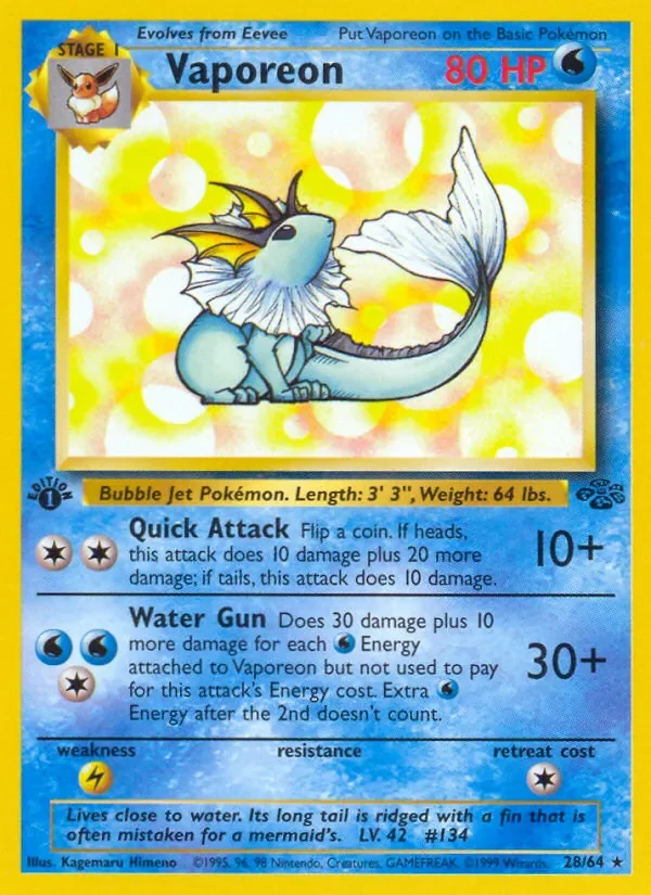 Vaporeon - Non-holo