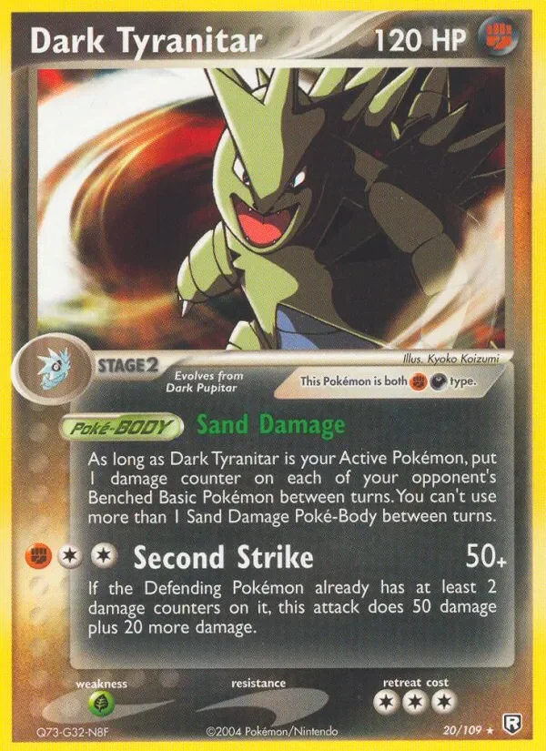 Dark Tyranitar - Non-holo