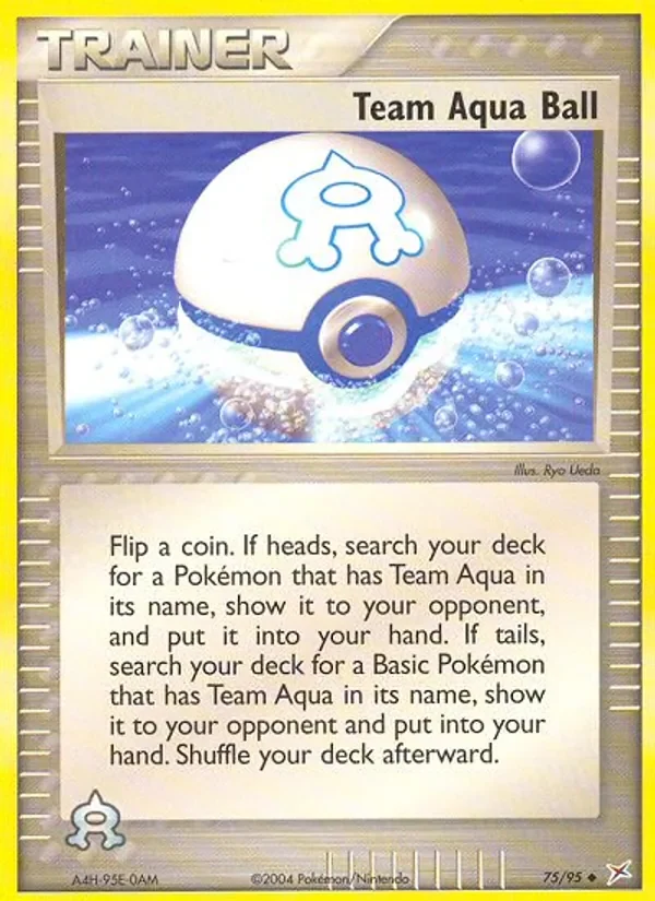 Team Aqua Ball - Non-holo