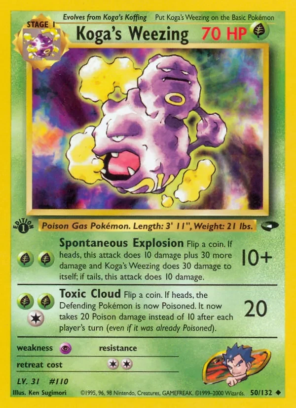 Koga's Weezing - Non-holo