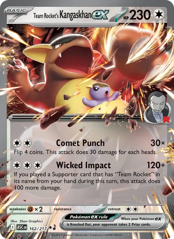 Team Rocket's Kangaskhan ex - Holo