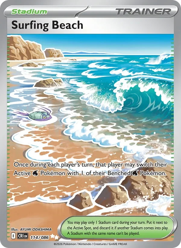 Surfing Beach - Full Art
