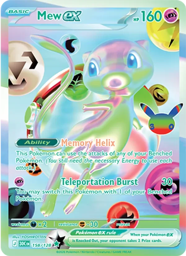 Mew ex - Holo - 30th Anniversary