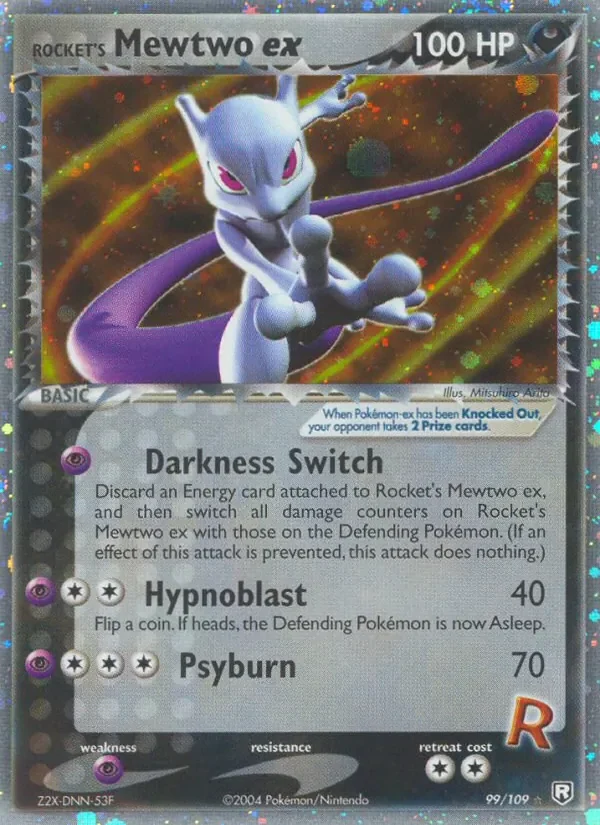 Rocket's Mewtwo ex - Holo