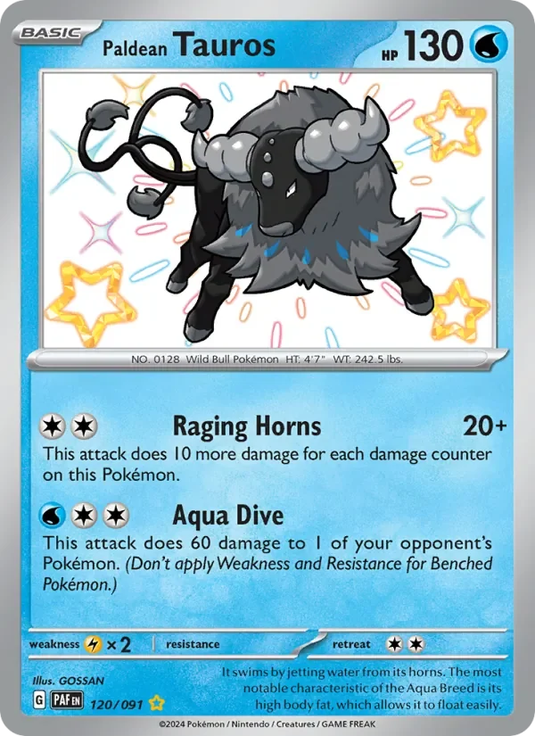 Paldean Tauros - Holo