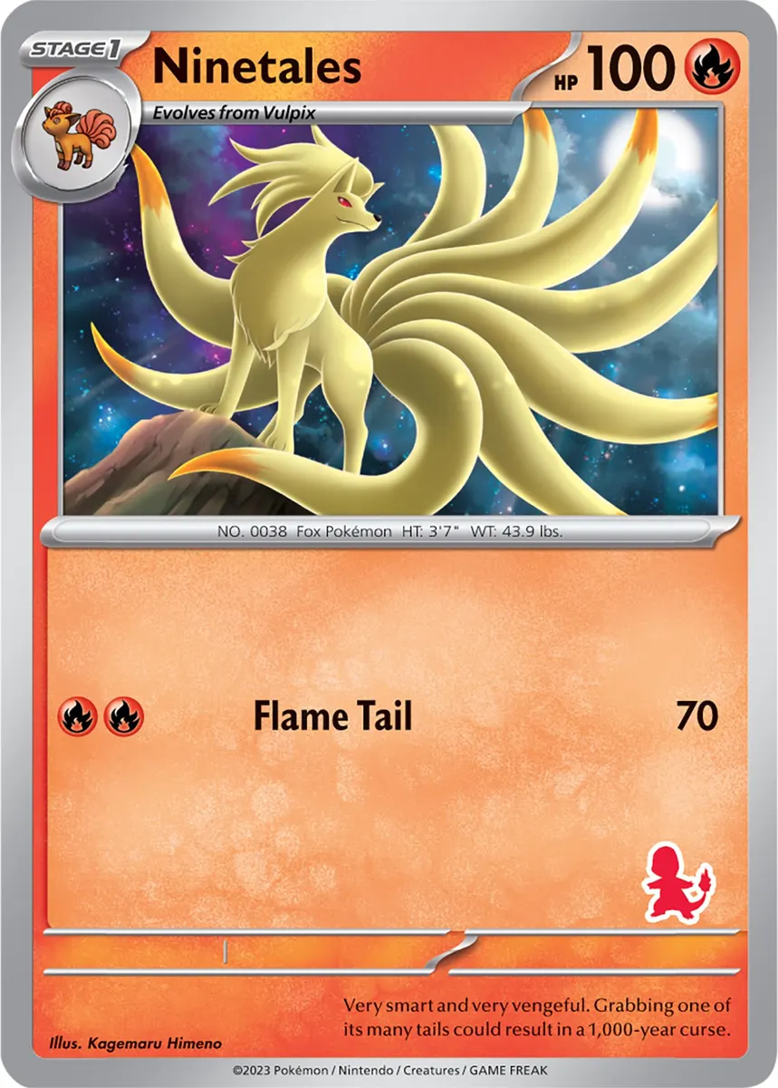 Ninetales - Non-holo - Charmander