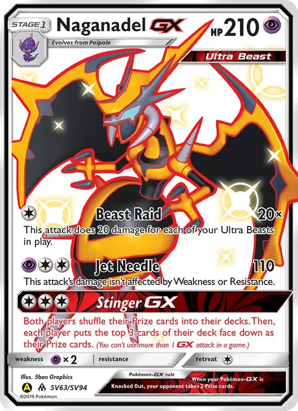 Naganadel-GX - Non-holo