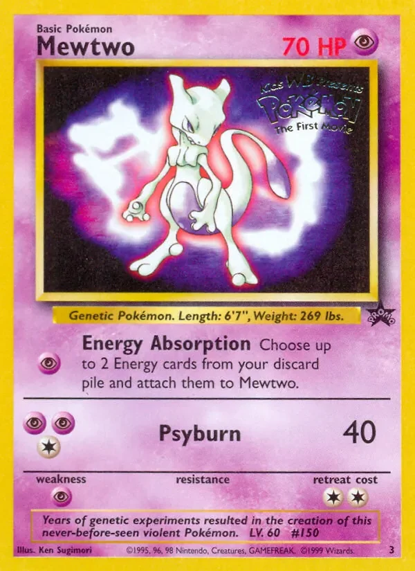 Mewtwo - Non-holo - 1st Movie
