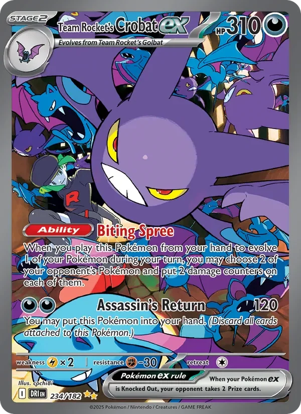 Team Rocket's Crobat ex - Full Art