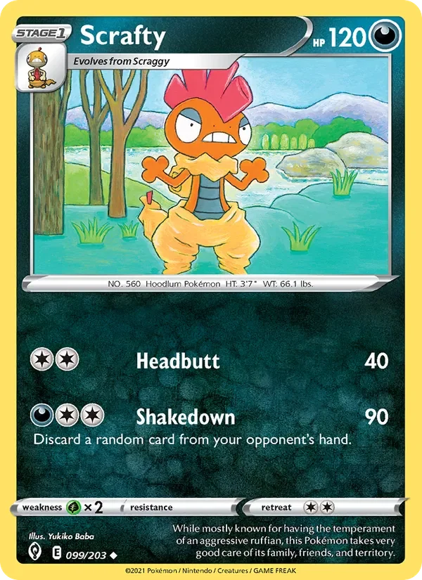 Scrafty - Non-holo