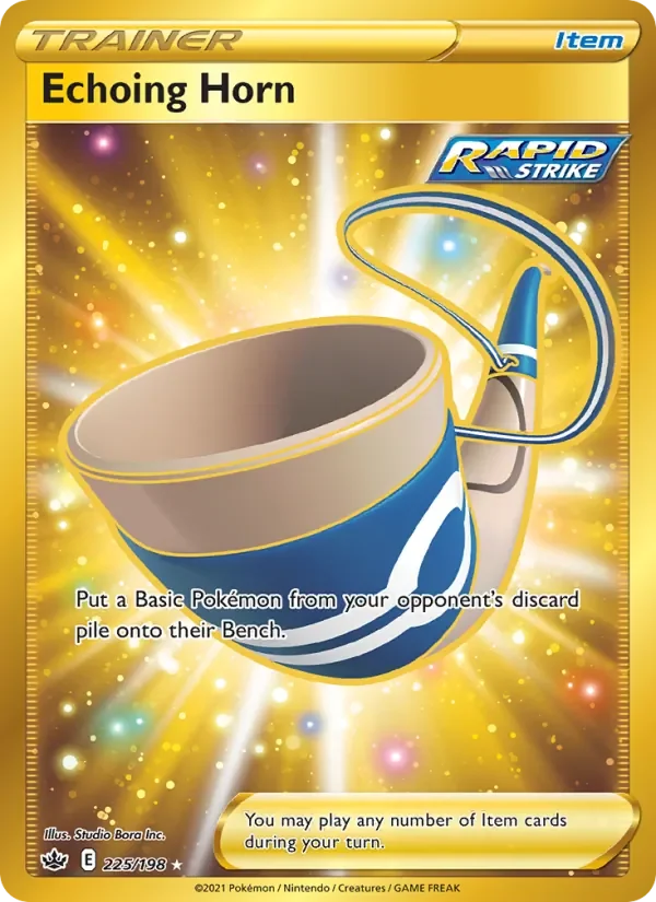 Echoing Horn - Holo - Gold