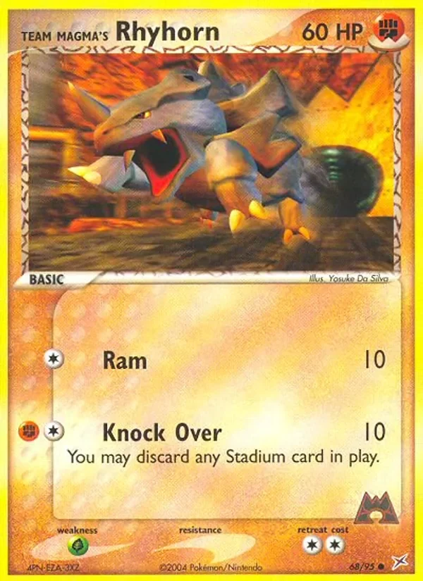 Team Magma's Rhyhorn - Non-holo