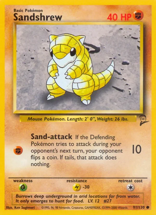 Sandshrew - Non-holo