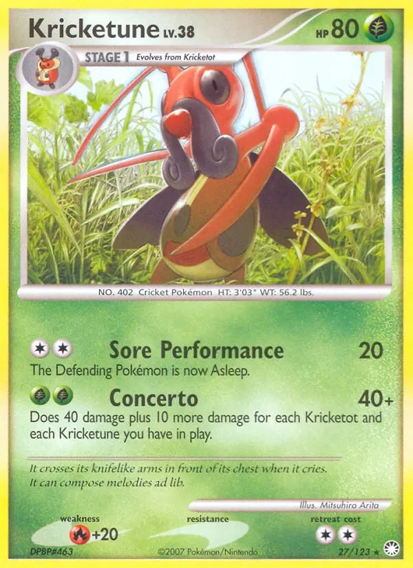 Kricketune - Non-holo