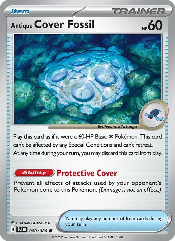 Antique Cover Fossil - Non-holo