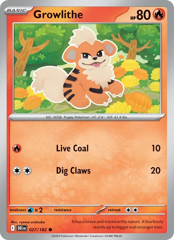 Growlithe - Non-holo