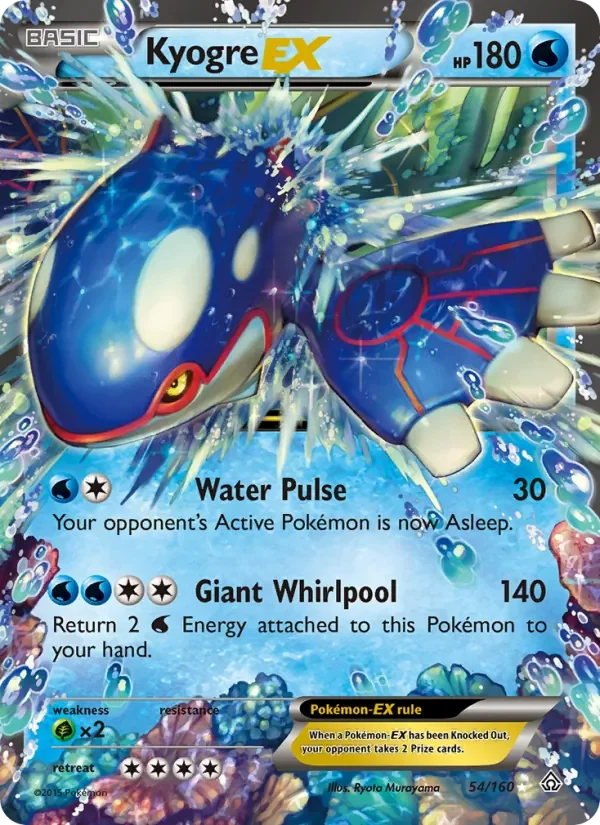 Kyogre EX - Non-holo