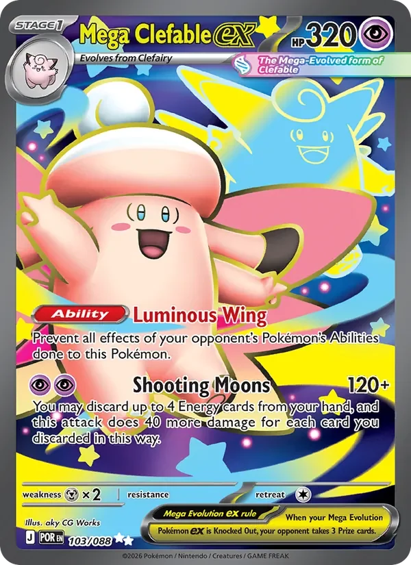 Mega Clefable ex - Full Art
