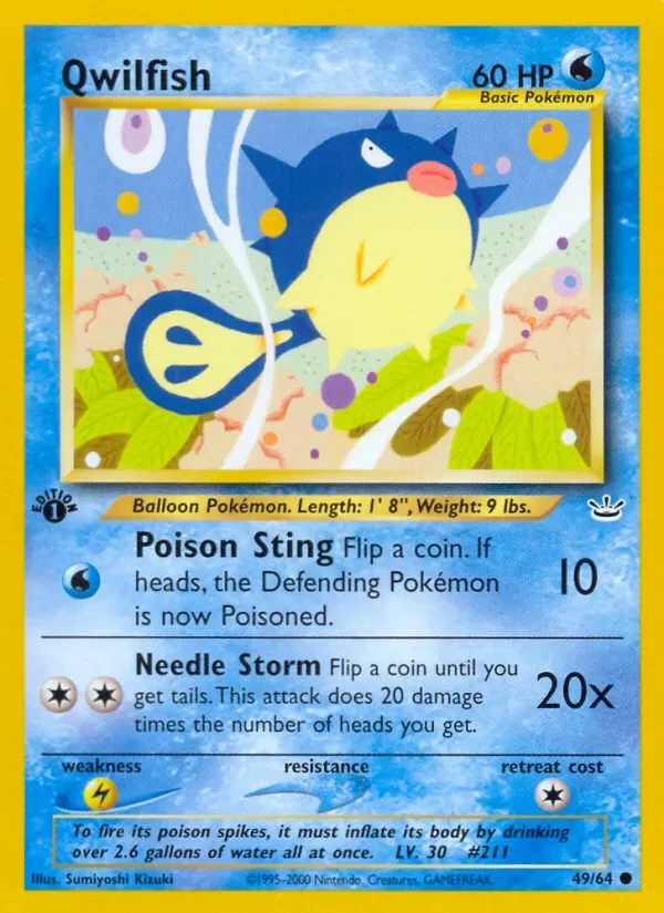 Qwilfish - Non-holo