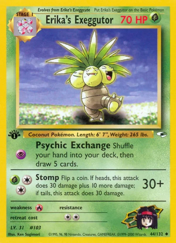 Erika's Exeggutor - Non-holo