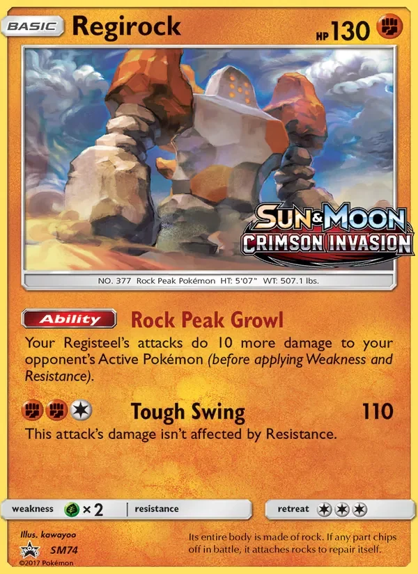 Regirock - Non-holo