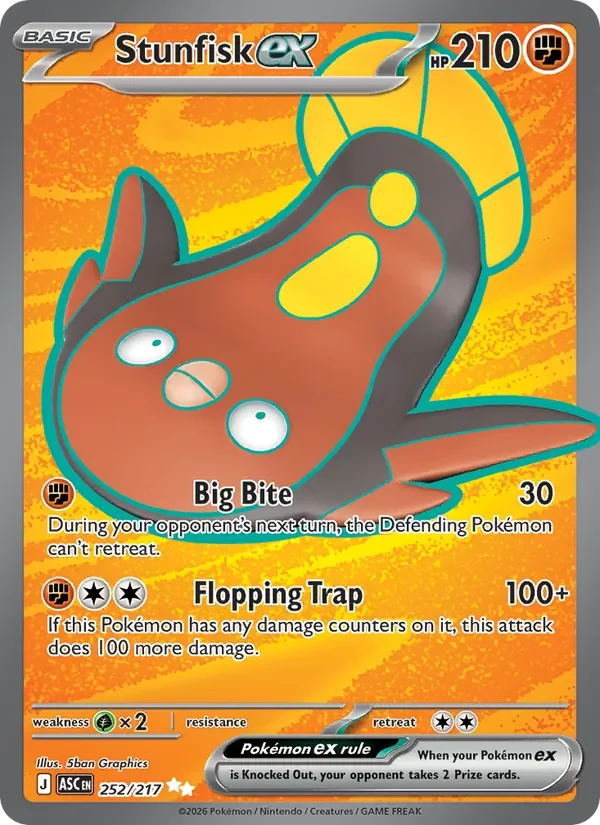 Stunfisk ex - Full Art